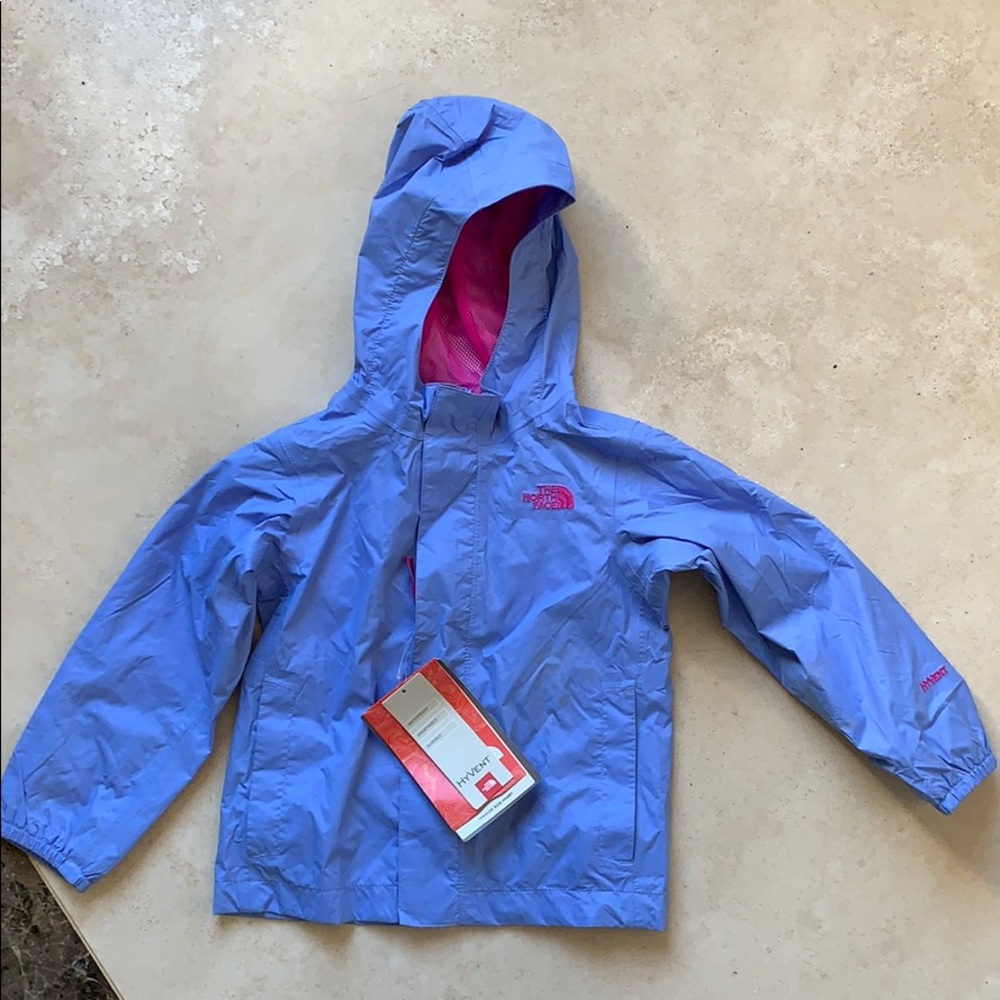 “The North Face” toddler waterproof hoodie jacket